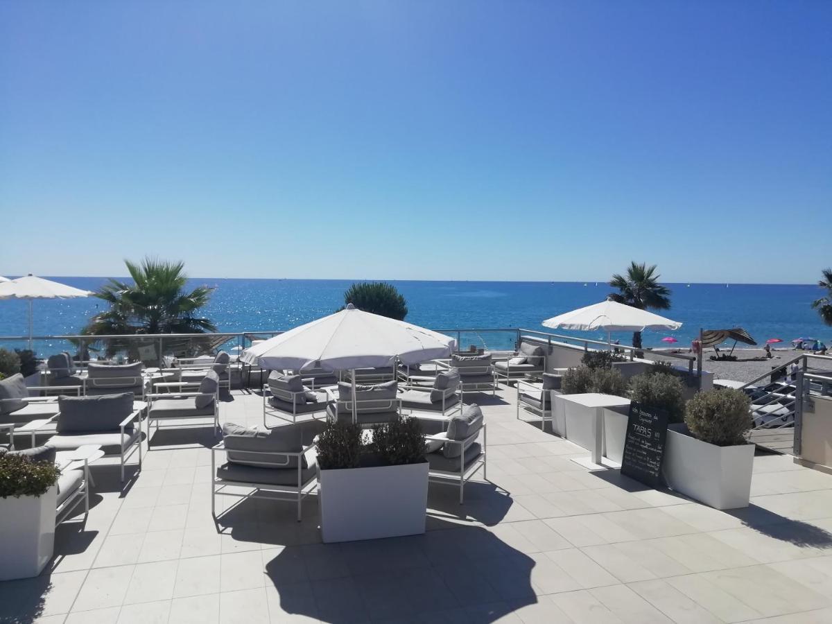Cote D'Azur Joli Studio 50M Plage, Climatisation , Parking. Villeneuve-Loubet Bagian luar foto