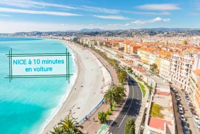 Cote D'Azur Joli Studio 50M Plage, Climatisation , Parking. Villeneuve-Loubet Bagian luar foto