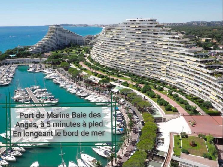 Cote D'Azur Joli Studio 50M Plage, Climatisation , Parking. Villeneuve-Loubet Bagian luar foto